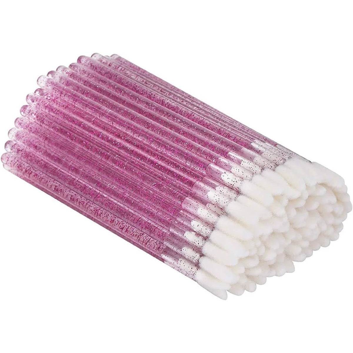 300 Count Disposable Lip Applicators – Lint-Free Doe Foot Wands for Lip Gloss, Lipstick & Precise Lip Makeup Application