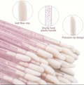 300 Count Disposable Lip Applicators – Lint-Free Doe Foot Wands for Lip Gloss, Lipstick & Precise Lip Makeup Application