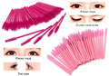 300 Counts Disposable Eyelash Spoolies – Mascara Wand Applicator for Lash Extensions, Eyebrow Grooming & Eye Makeup